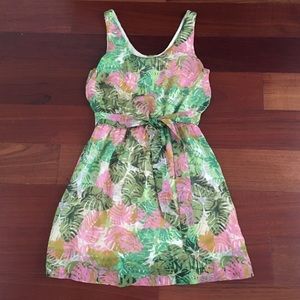Rhyme Los Angeles Palm Dress with Sash